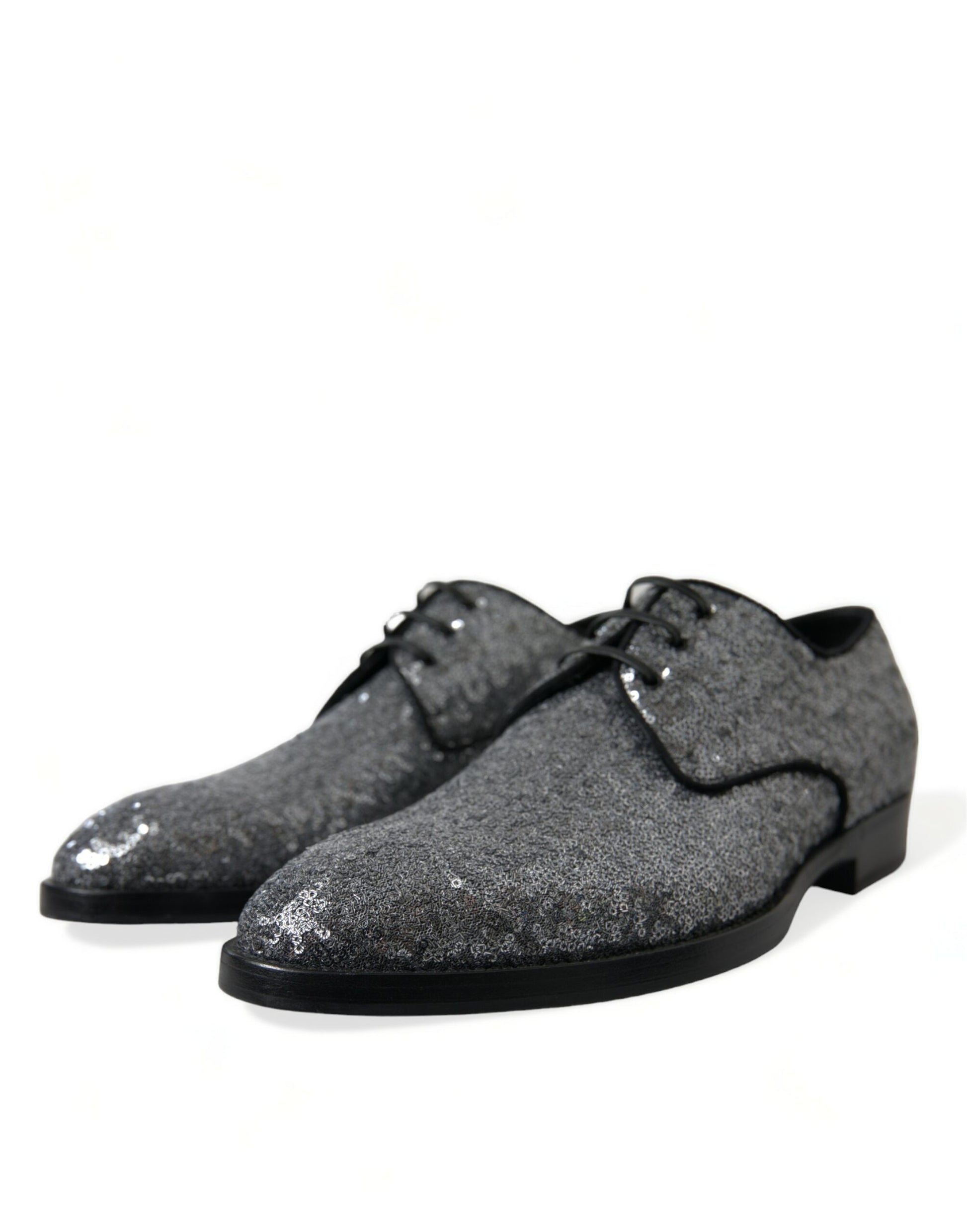 Exquisite Sequined Derby Dress Shoes