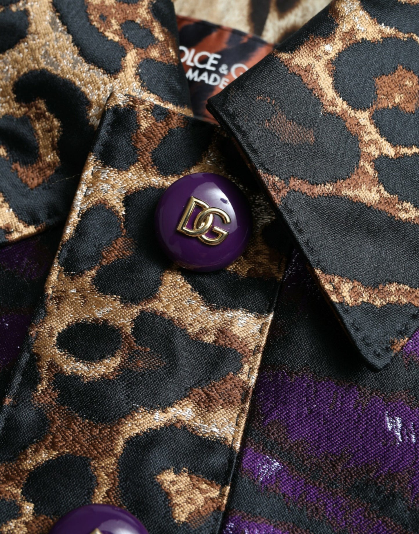 Exquisite Jacquard Trench With Tiger Motif