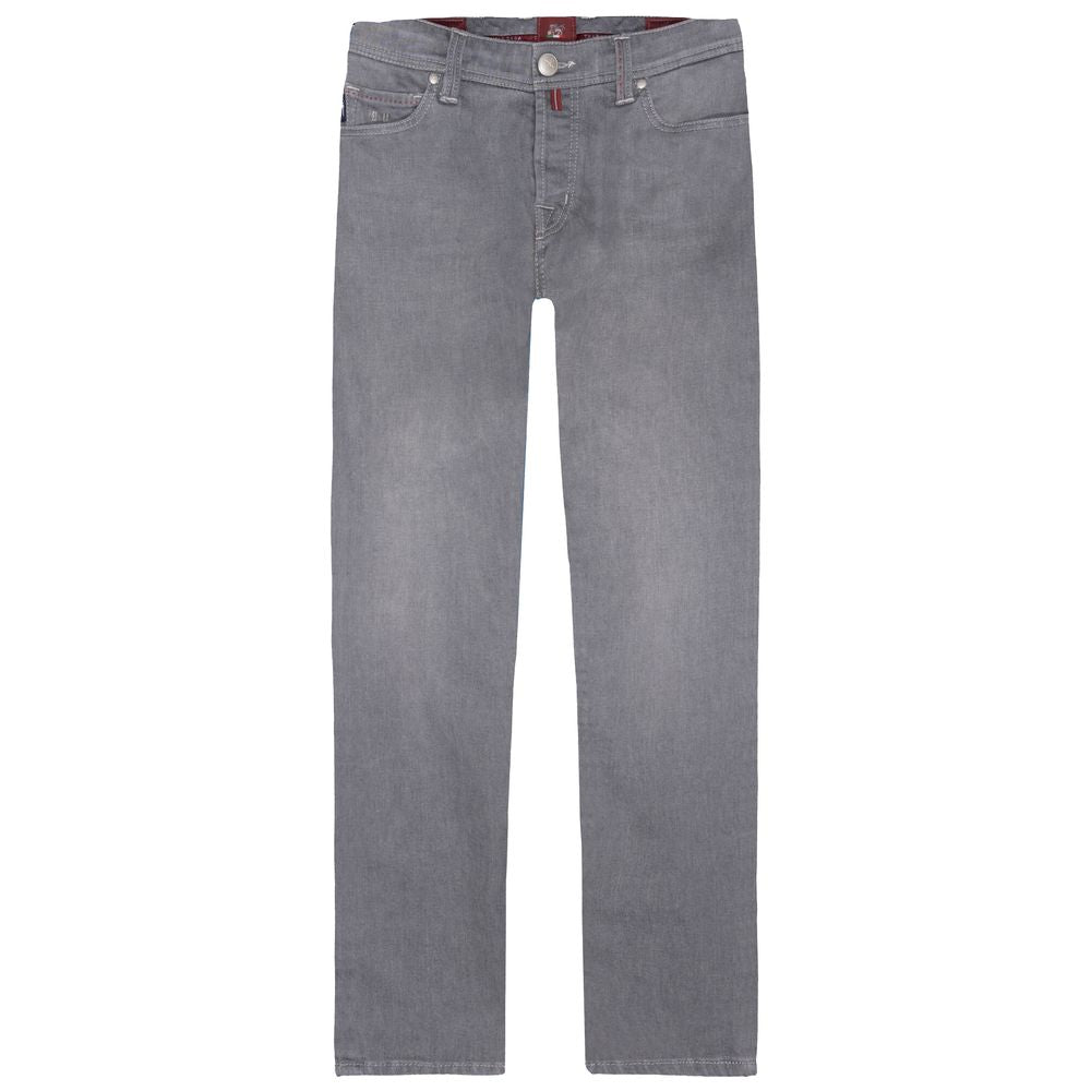 Gray Cotton Men's Jeans