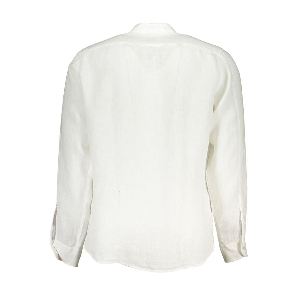 White Linen Men Shirt