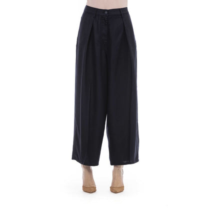 Black Cotton Women's Pant