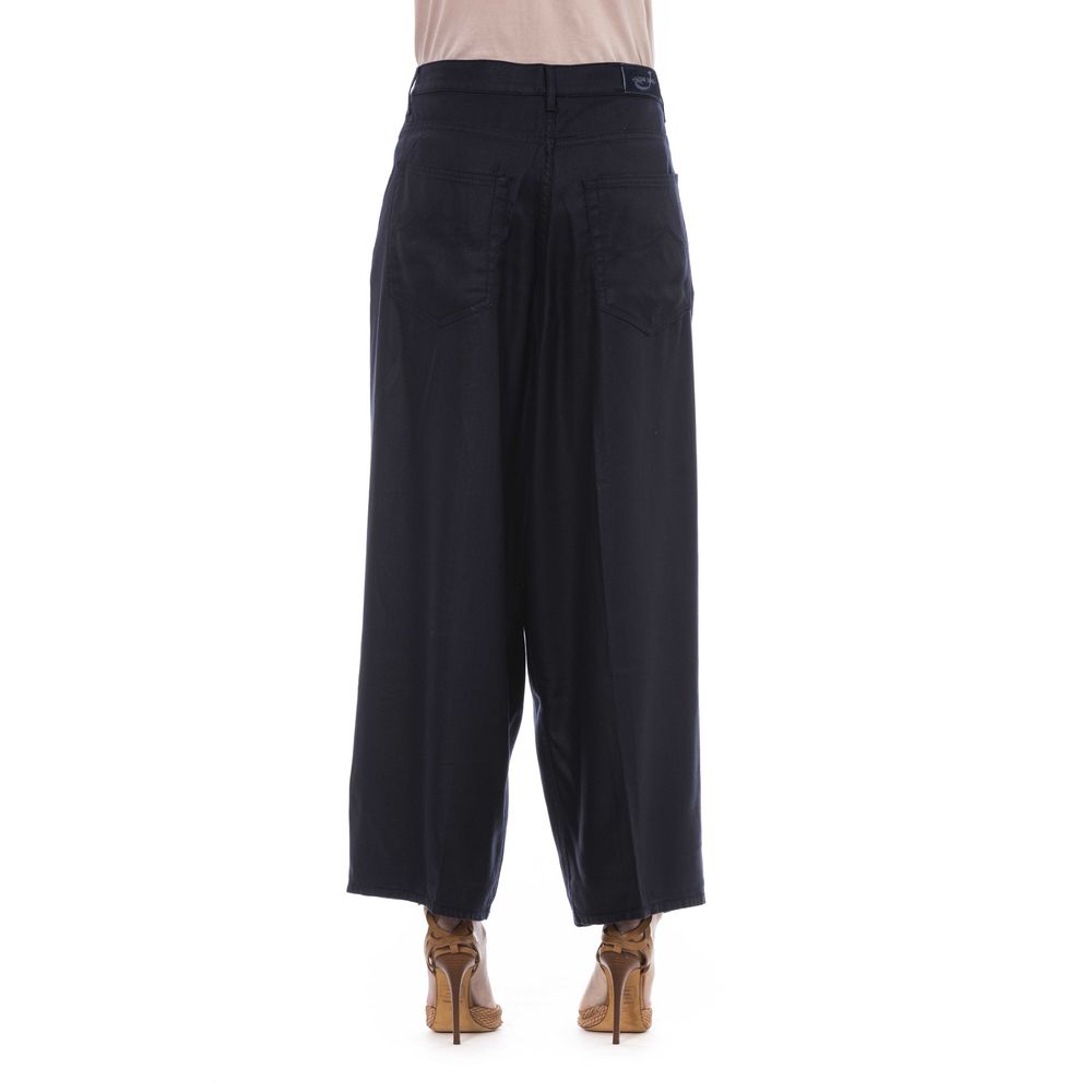 Black Cotton Women's Pant