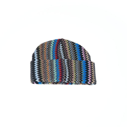 Multicolor Wool Women Hat