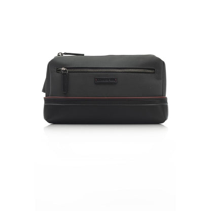 Gray Nylon Men Clutch