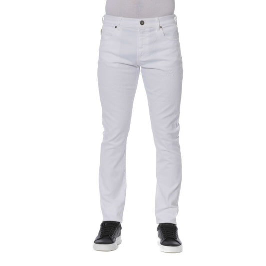 White Cotton Men's Jeans