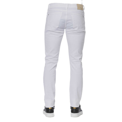 White Cotton Men's Jeans