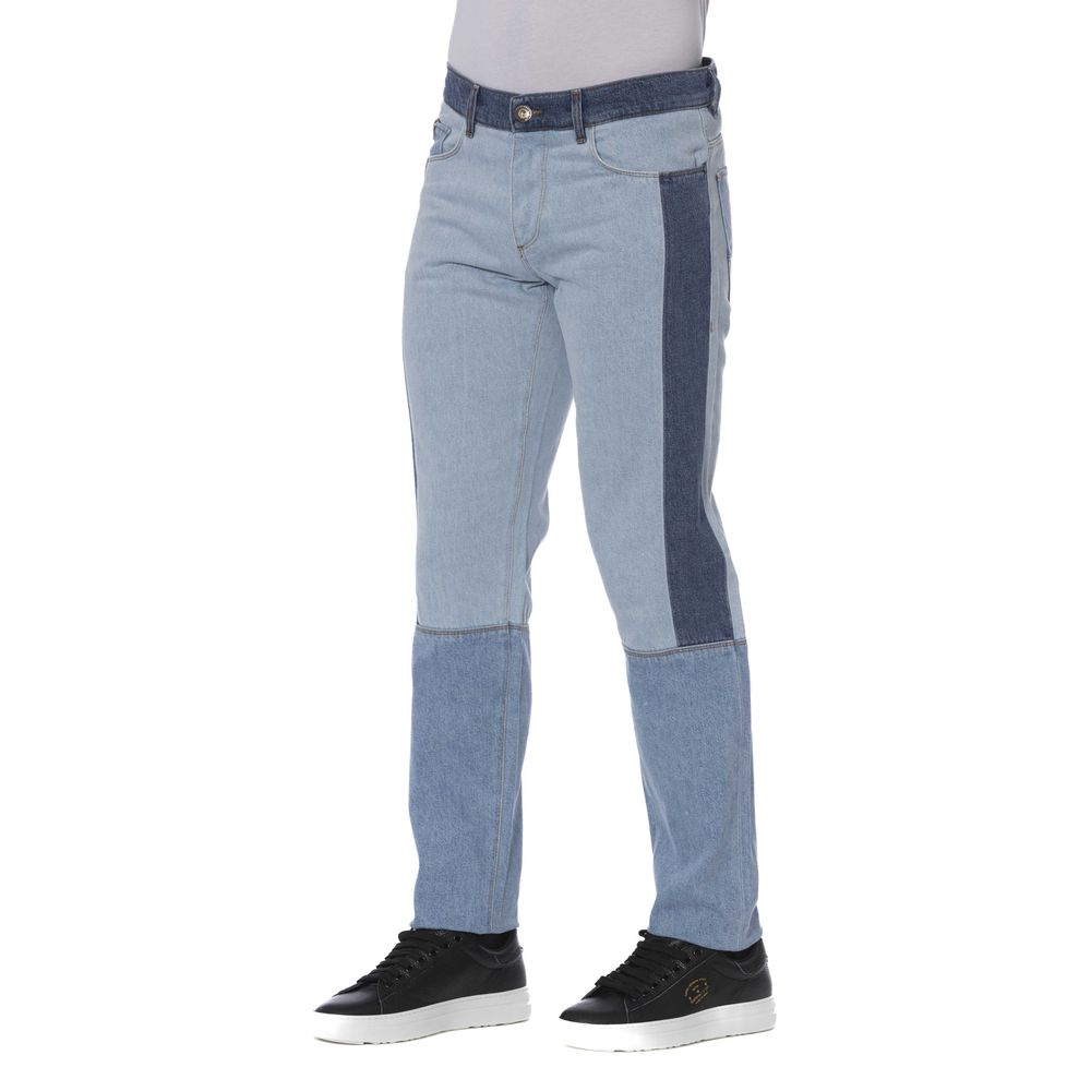 Blue Cotton Men Jeans