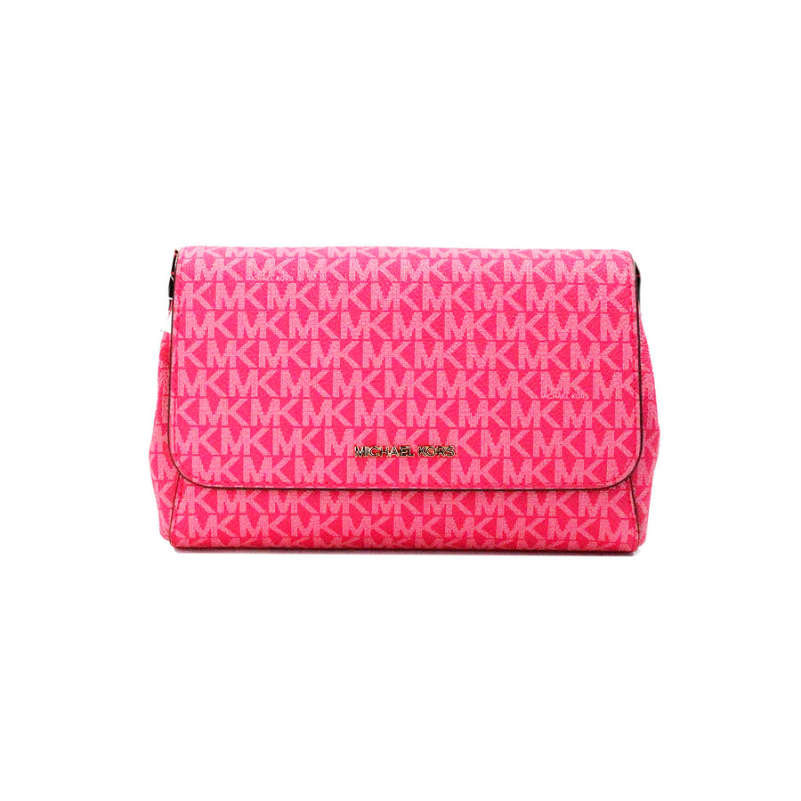 Jet Set Medium Electric Pink Convertible Pouchette Crossbody Bag