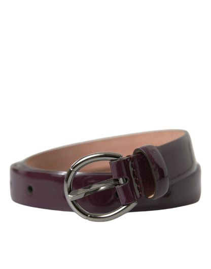 Elegant Maroon Leather Waist Belt