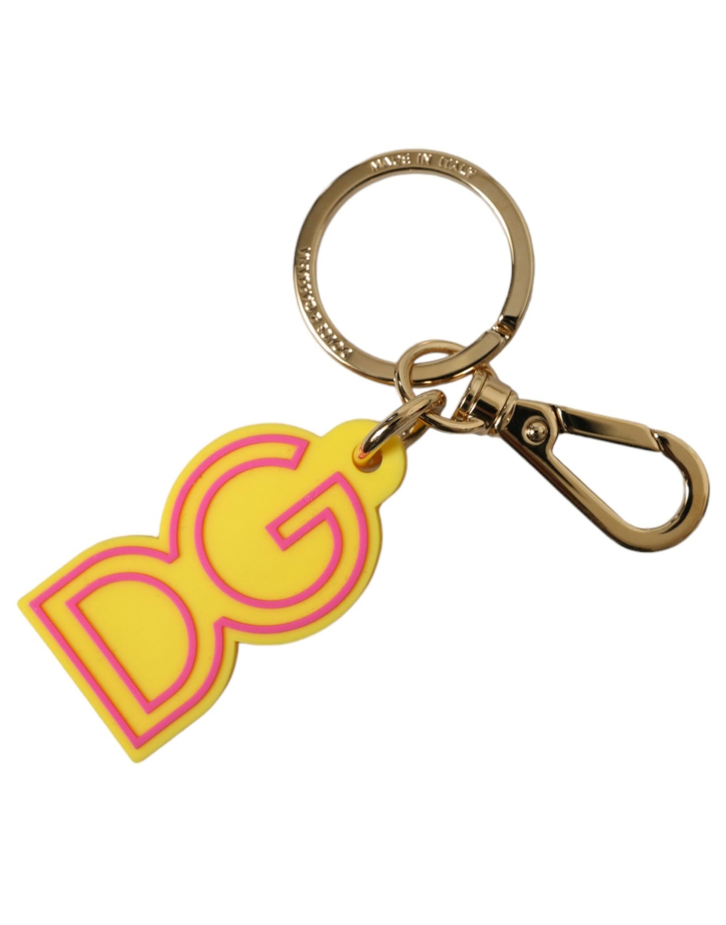 Chic Yellow Gold Keychain Charm