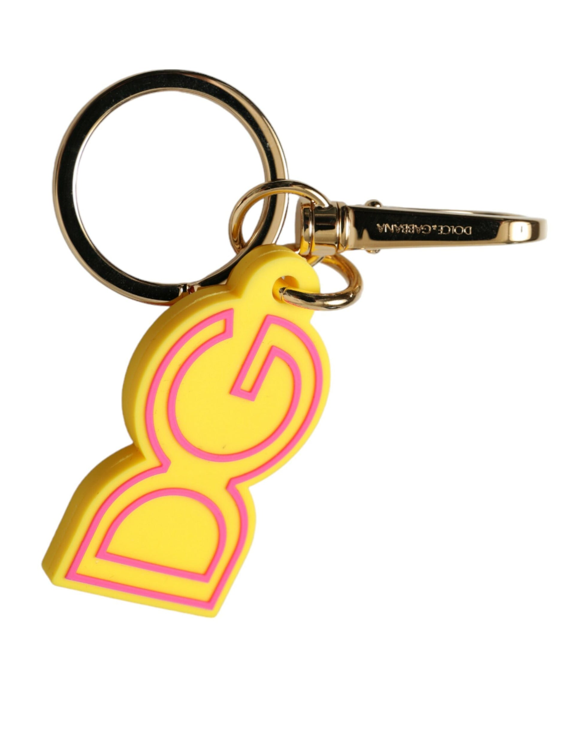 Chic Yellow Gold Keychain Charm