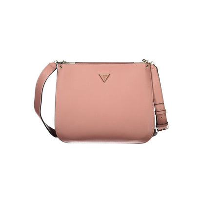 Pink Polyethylene Handbag