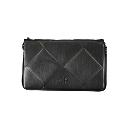 Black Polyester Handbag