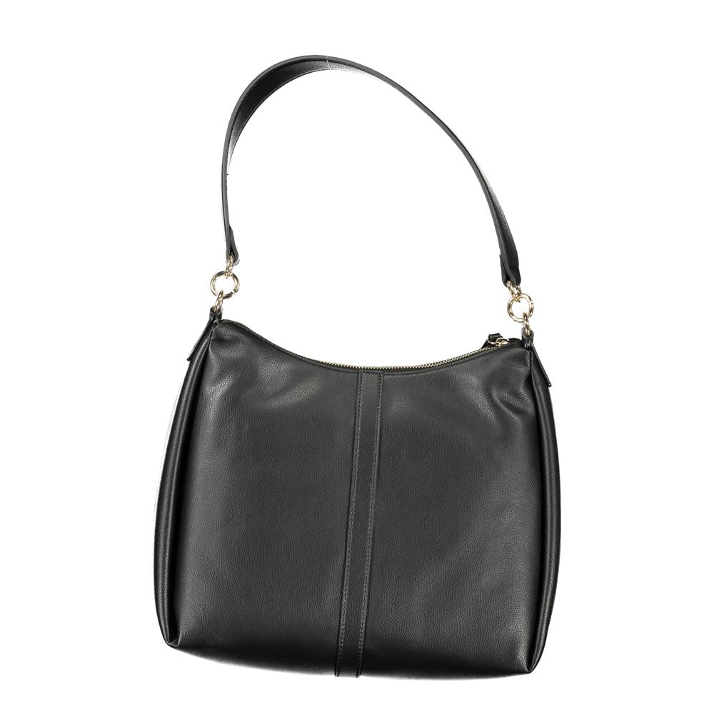 Black Polyester Handbag