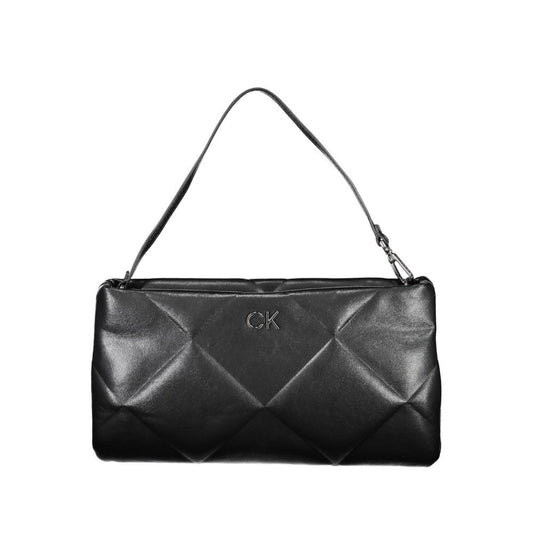 Black Polyester Handbag