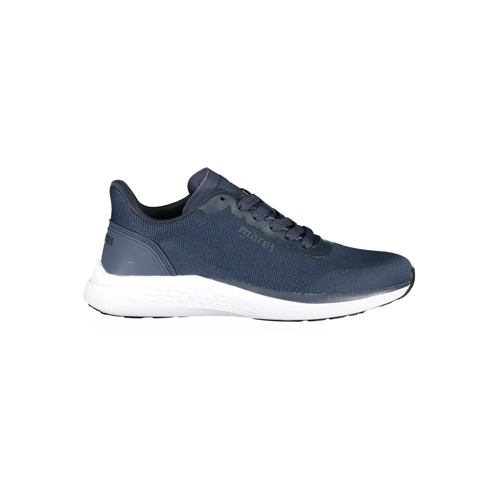 Blue Polyester Sneaker