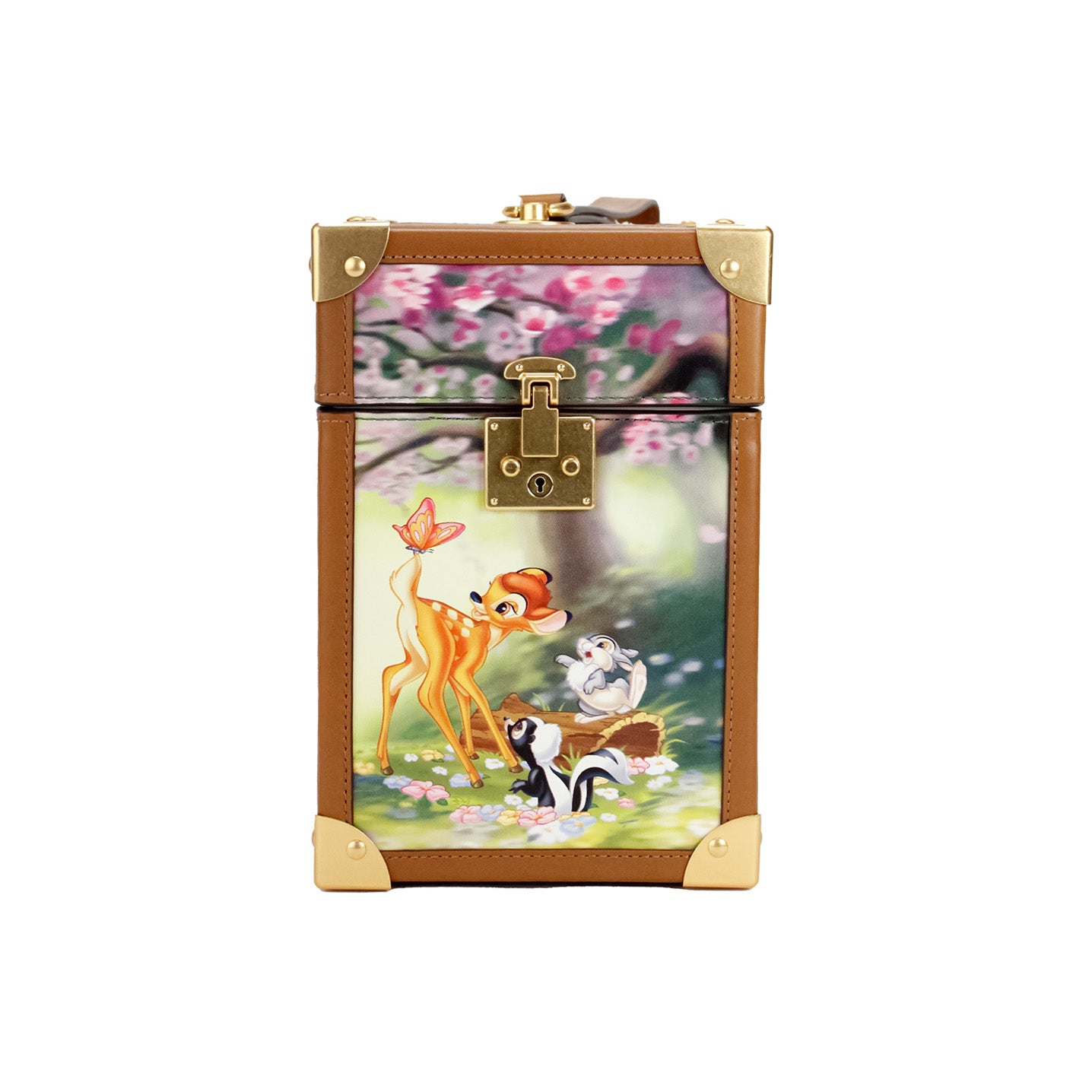 Disney Bambi 3D Trunk Printed PVC Top Handle Clutch Handbag