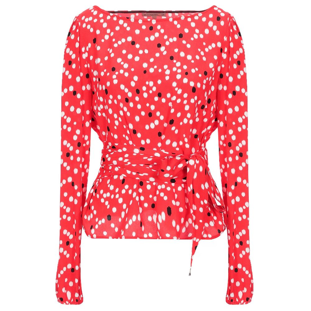 Red Polyester Sweater