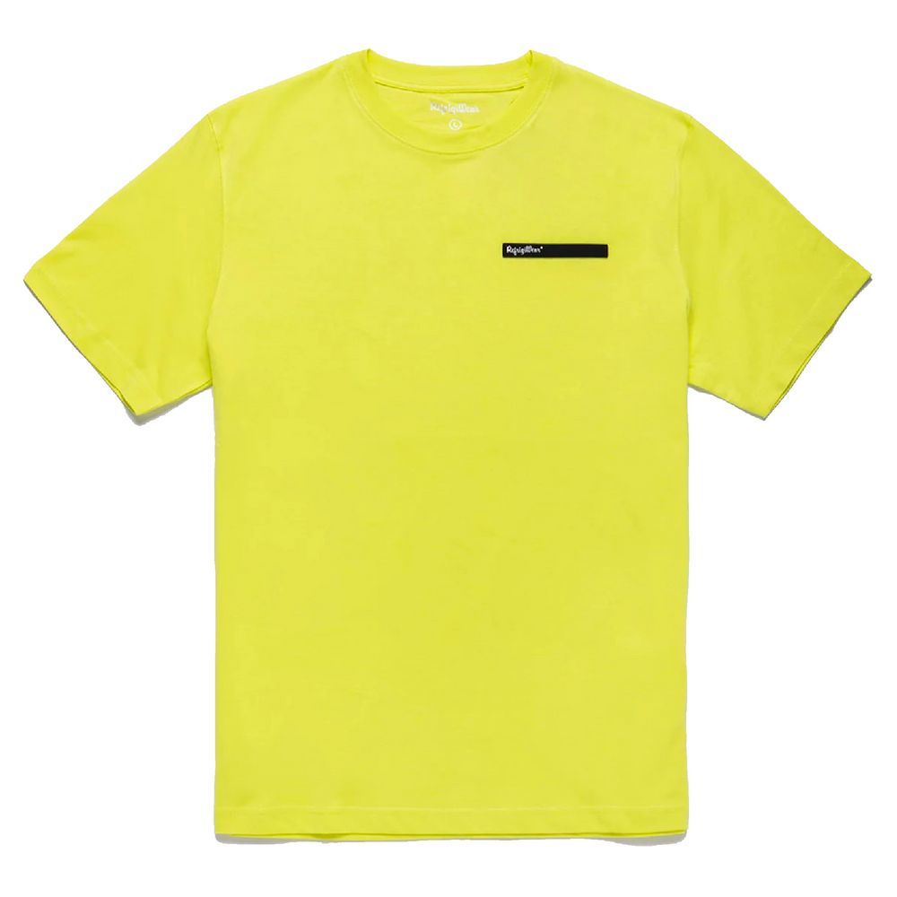 Embossed Logo Cotton T-Shirt in Yellow