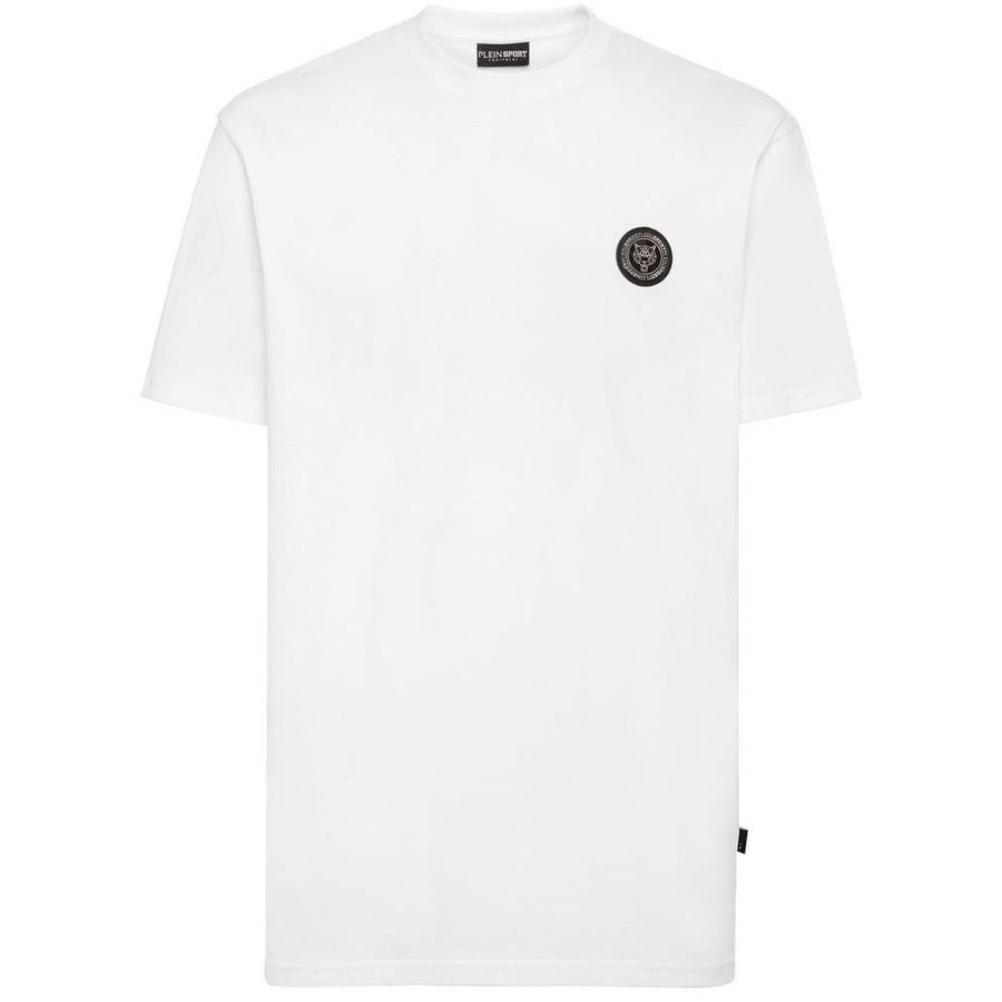 White Cotton Men's T-Shirt