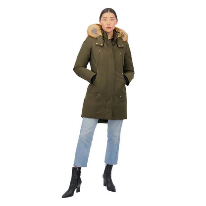 Army Cotton Women Parka Jacket