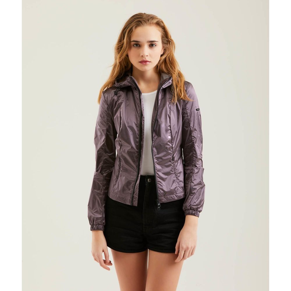 Pink Polyamide Women's Jacket