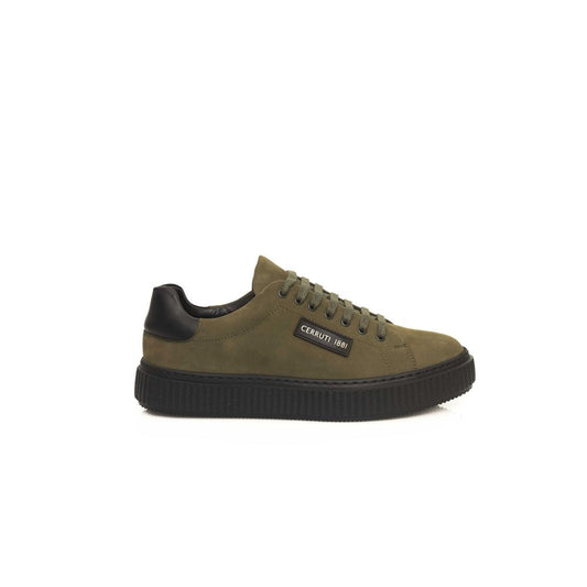 Green Leather Men's Sneaker