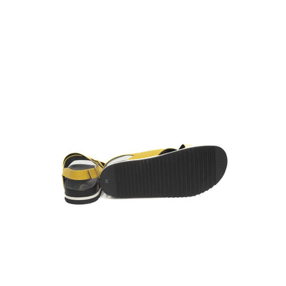 Yellow Leather Women Sandal