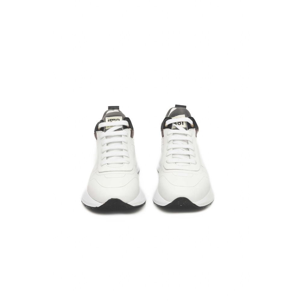 White Leather Women Sneaker