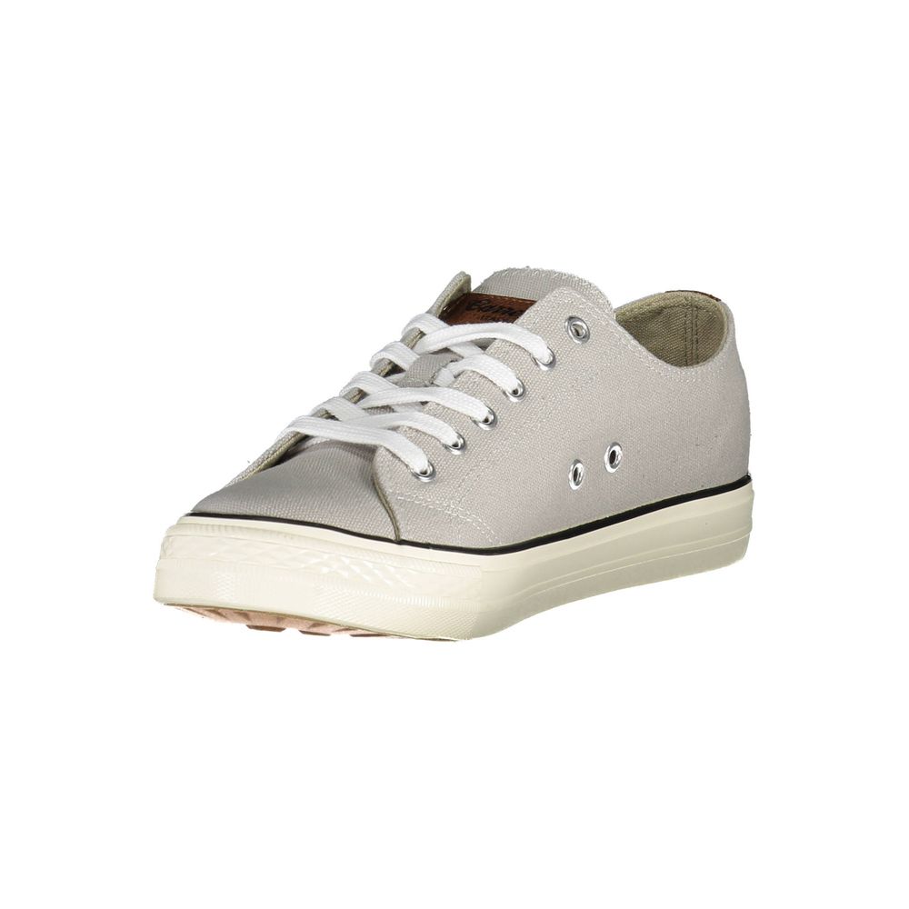 Gray Polyester Sneaker