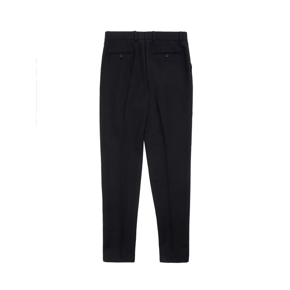 Elegant Polyester Black Pants for Men