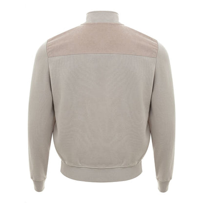 Beige Cotton Cardigan for Men