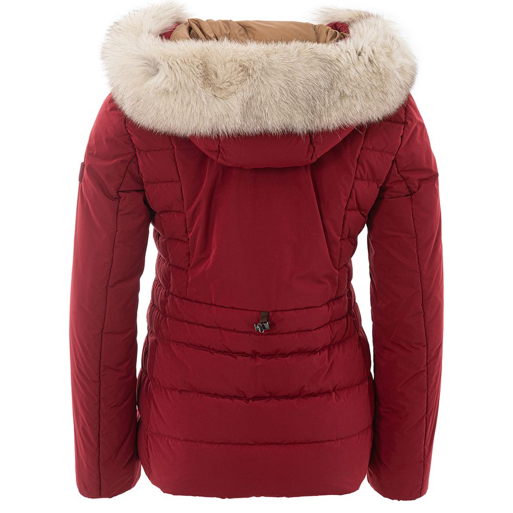 Bordeaux Elegance Ladies Polyester Jacket