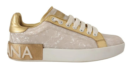 White Portofino Mother Of Pearl Sneakers Casual Shoes