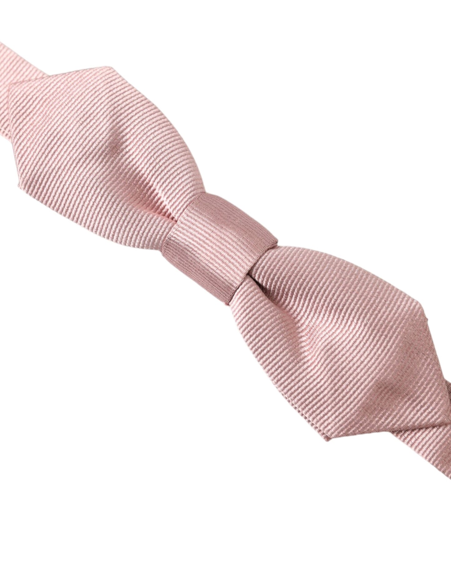 Pink Silk Adjustable Neck Men Bow Tie