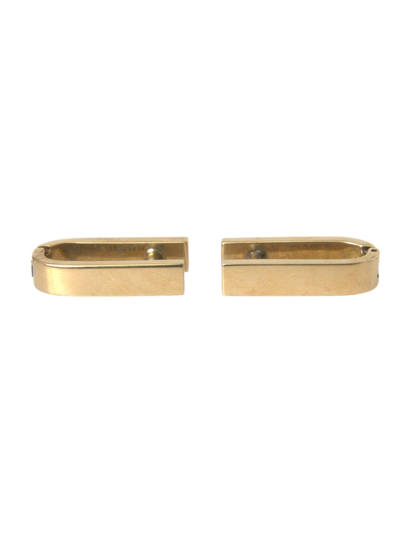 Gold Plated Metal Brass Pin Men Cufflinks