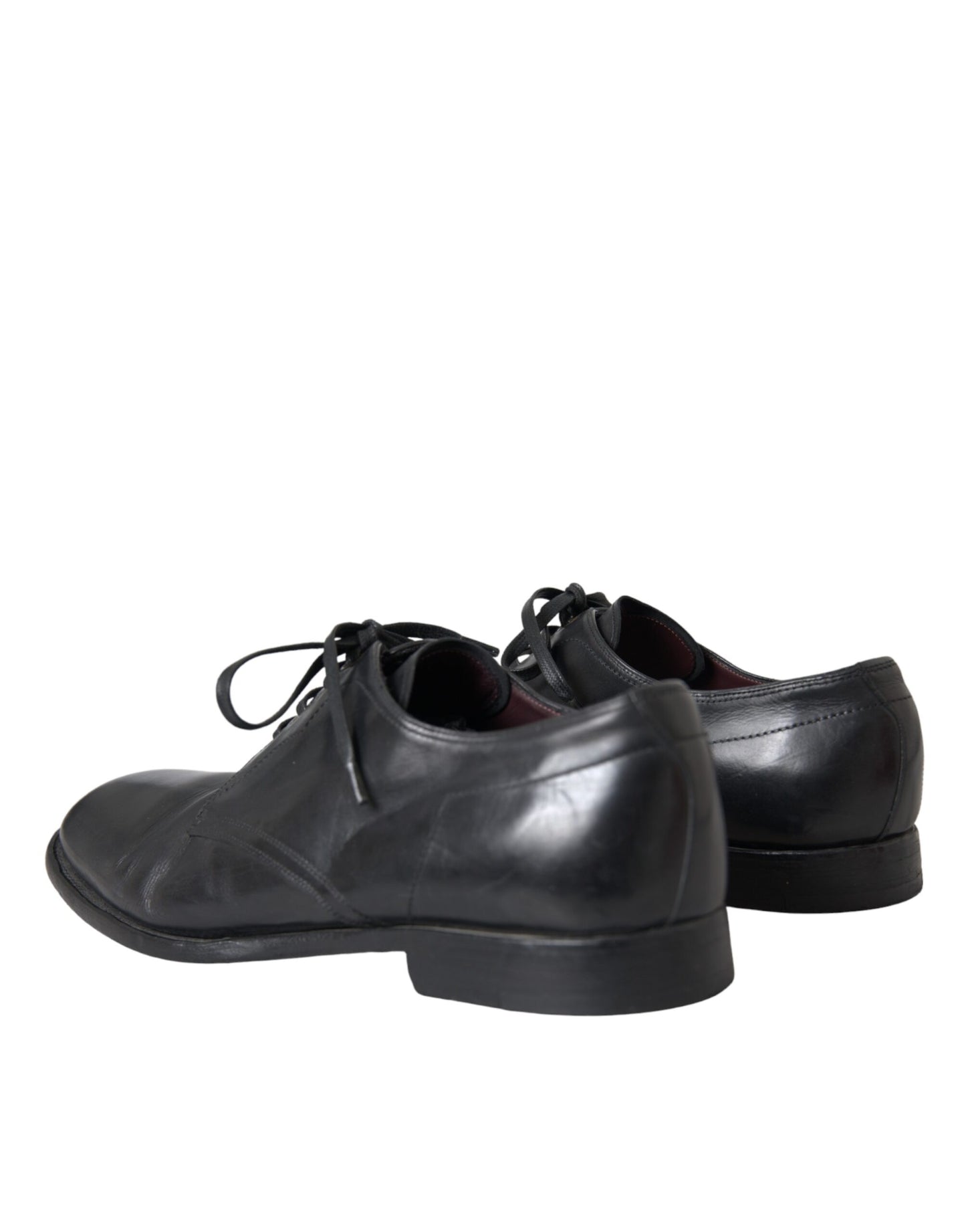 Black Leather Derby Formal Dress Men Shoes