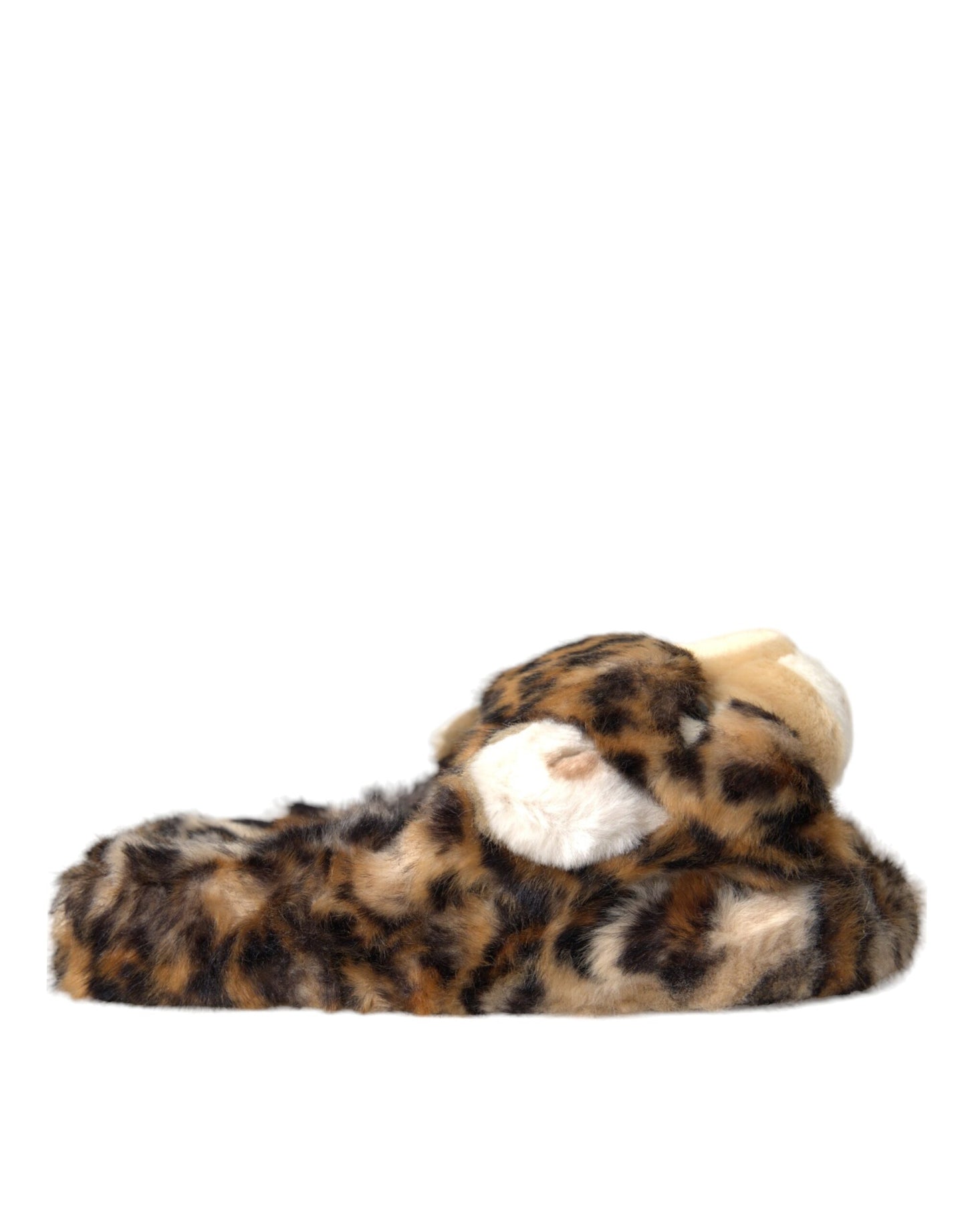 Brown Tiger Slippers Flats Sandals Shoes