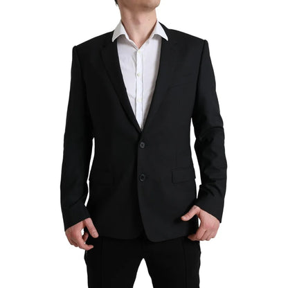 Black Wool MARTINI Stretch Jacket Blazer