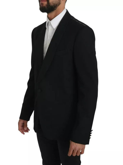 Black Single Breasted Formal Coat Blazer