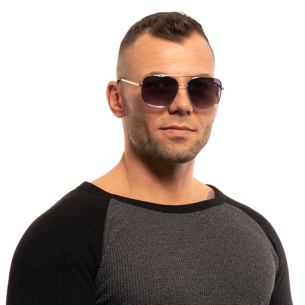 Silver Men Sunglasses