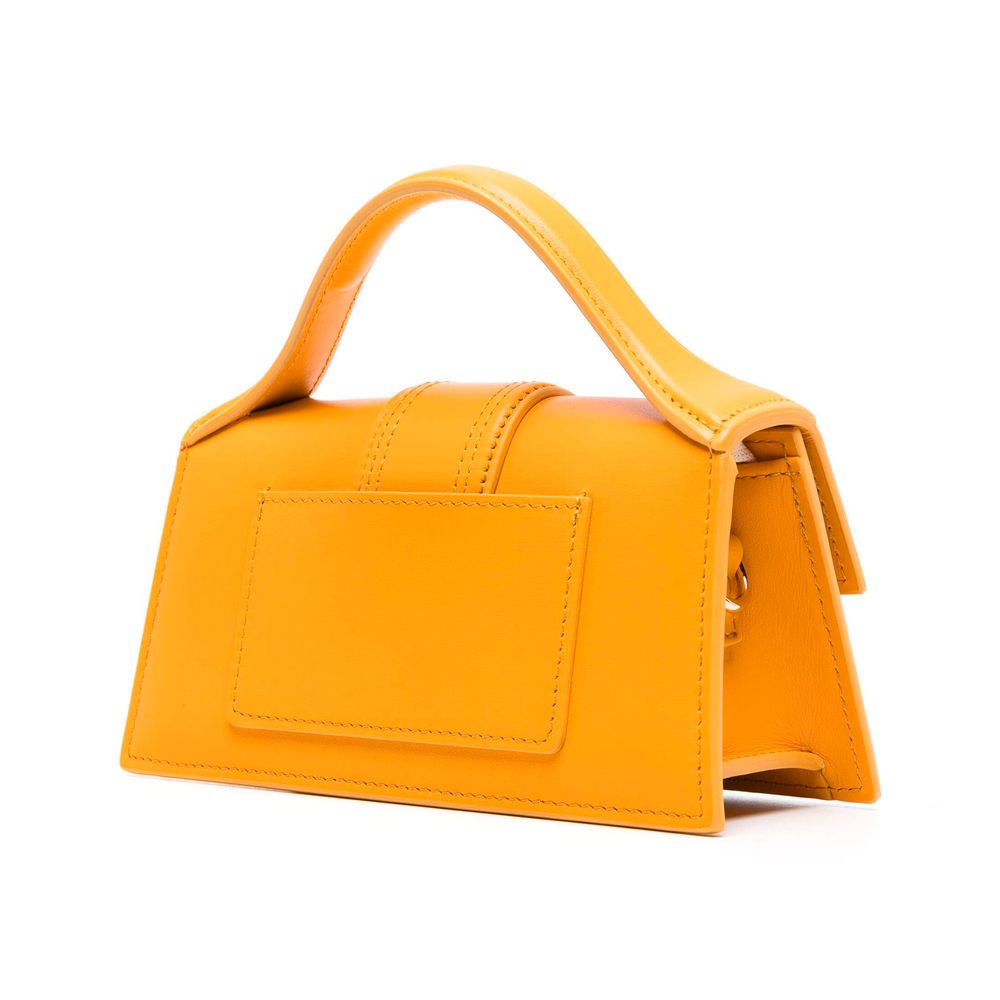 Yellow Leather Crossbody Bag