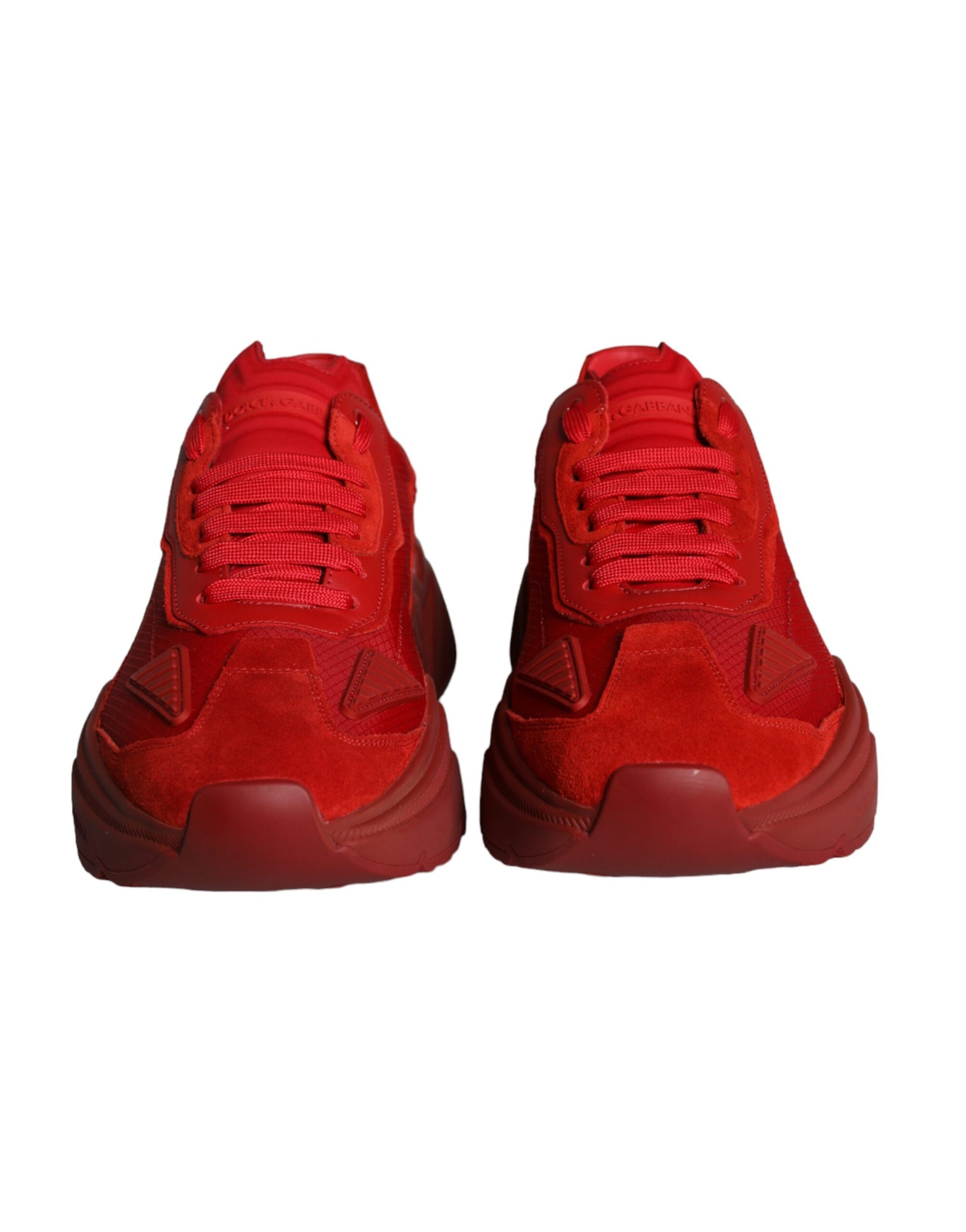 Red Leather Daymaster Low Top Sneakers Shoes