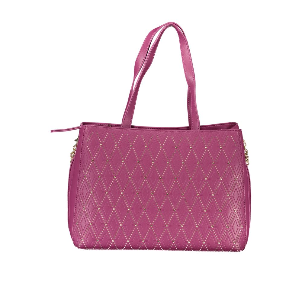 Purple Polyethylene Handbag