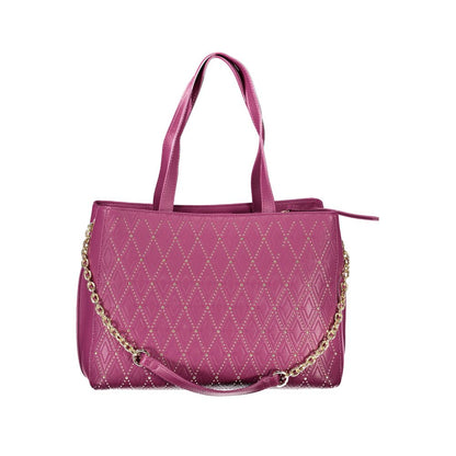 Purple Polyethylene Handbag