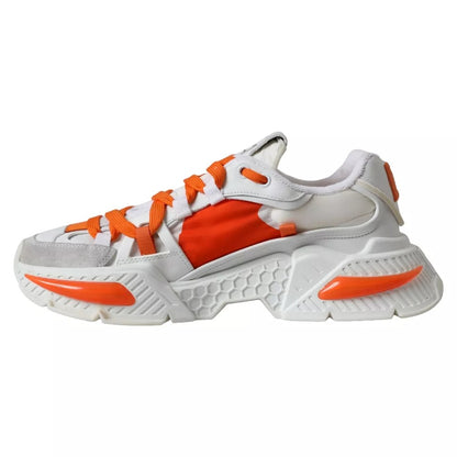 White Orange Airmaster Low Top Sneakers Shoes