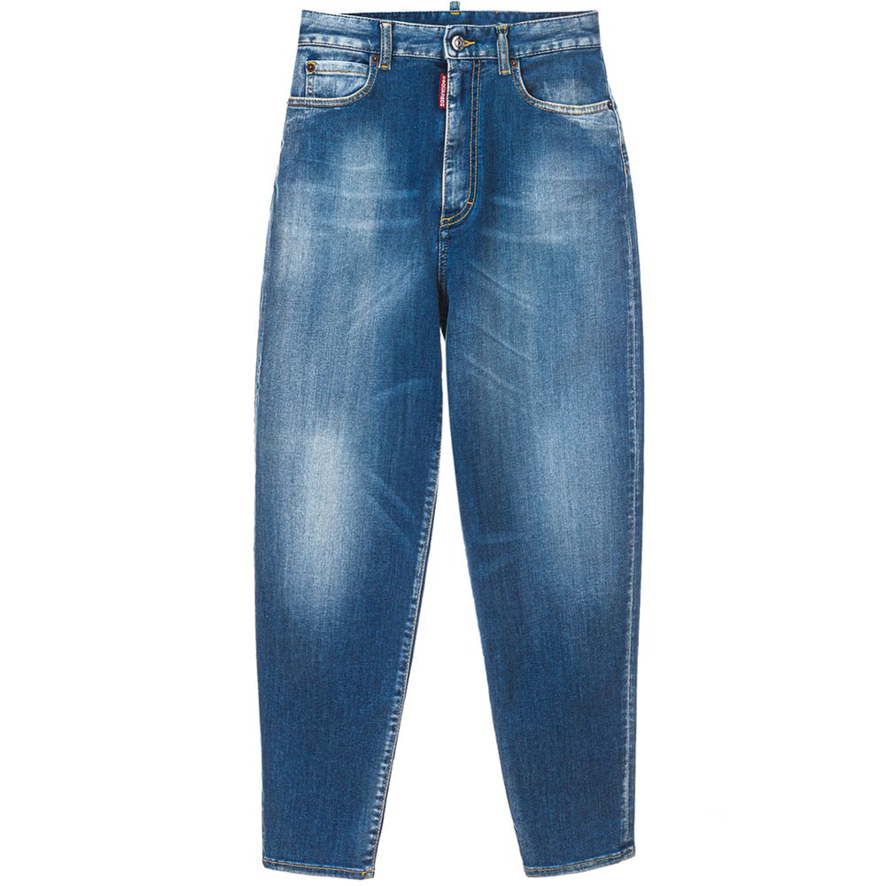 Blue Cotton Jeans & Pant