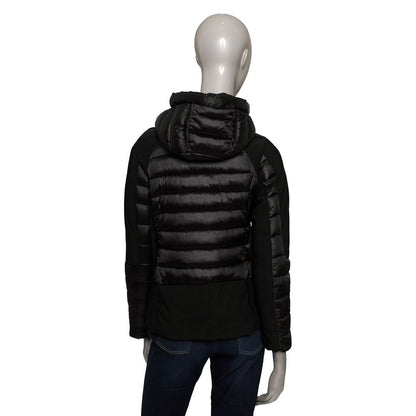 Black Polyester Women Jacket