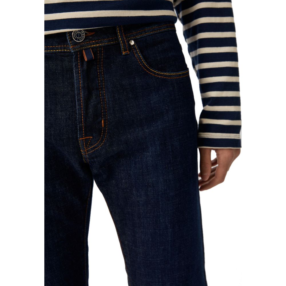 Blue Cotton Jeans & Pant