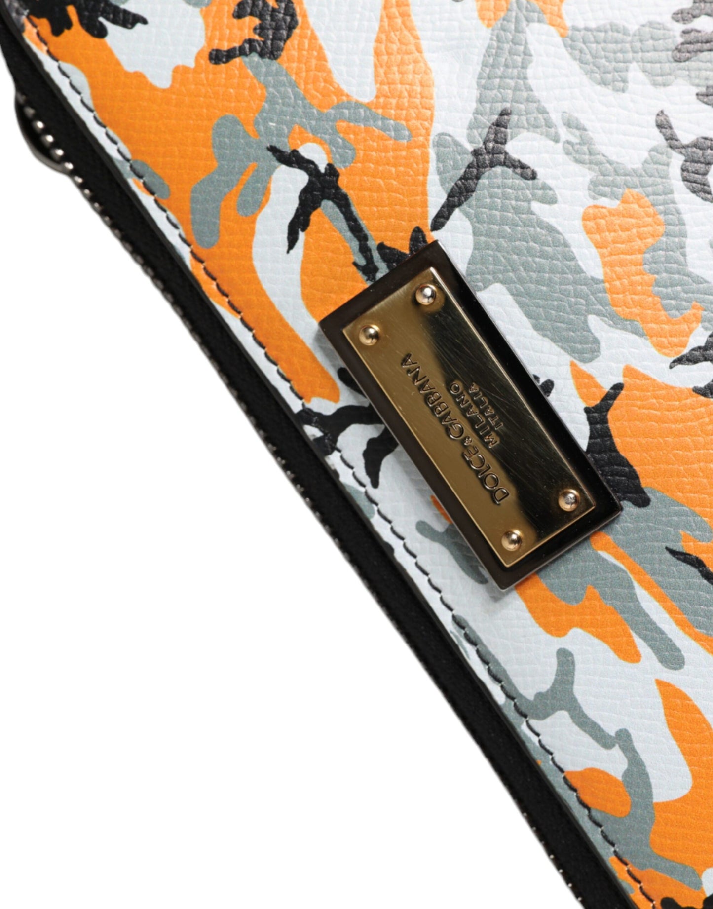 Multicolor Camouflage Leather Purse Cross Body Bag